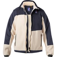 K-WAY Herren Blouson beige Teddyfell unifarben von K-way