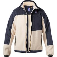 K-WAY Herren Blouson beige Teddyfell unifarben von K-way