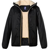 K-WAY Herren Regenjacke schwarz Mikrofaser unifarben von K-way