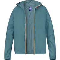 K-WAY Herren Regenjacke blau Mikrofaser unifarben von K-way