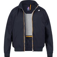 K-WAY Herren Blouson blau Mikrofaser unifarben von K-way