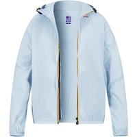 K-WAY Herren Regenjacke blau Mikrofaser unifarben von K-way