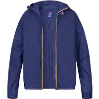 K-WAY Herren Regenjacke blau Mikrofaser unifarben von K-way
