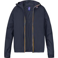 K-WAY Herren Regenjacke blau Mikrofaser unifarben von K-way