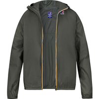 K-WAY Herren Regenjacke grün Mikrofaser unifarben von K-way