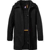 K-WAY Herren Regenmantel schwarz Polyamid von K-way