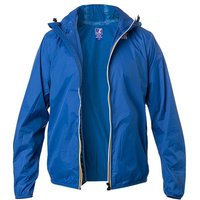 K-WAY Herren Regenjacke blau Mikrofaser unifarben von K-way