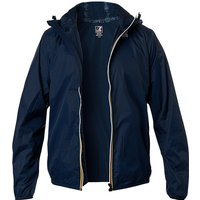 K-WAY Herren Regenjacke blau Mikrofaser unifarben von K-way