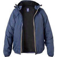 K-WAY Herren Regenjacke blau Mikrofaser unifarben von K-way