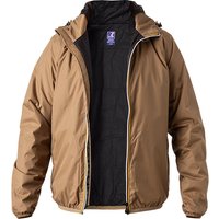K-WAY Herren Regenjacke braun Mikrofaser unifarben von K-way