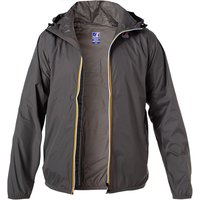 K-WAY Herren Regenjacke Grau Mikrofaser unifarben von K-way