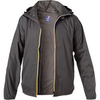 K-WAY Herren Regenjacke grau Mikrofaser unifarben von K-way