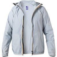 K-WAY Herren Regenjacke Grau Mikrofaser unifarben von K-way