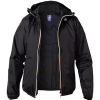 K-WAY Herren Regenjacke Schwarz Mikrofaser unifarben von K-way