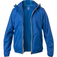 K-WAY Herren Regenjacke blau Mikrofaser unifarben von K-way