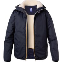 K-WAY Herren Regenjacke blau Mikrofaser unifarben von K-way