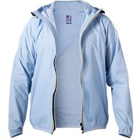 K-WAY Herren Regenjacke blau Mikrofaser unifarben von K-way