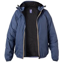 K-WAY Herren Regenjacke blau Mikrofaser unifarben von K-way