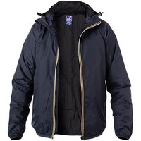 K-WAY Herren Regenjacke blau Mikrofaser unifarben von K-way