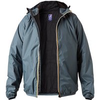 K-WAY Herren Regenjacke blau Mikrofaser unifarben von K-way