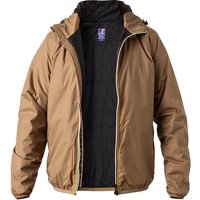 K-WAY Herren Regenjacke braun Mikrofaser unifarben von K-way