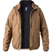 K-WAY Herren Regenjacke braun Mikrofaser unifarben von K-way