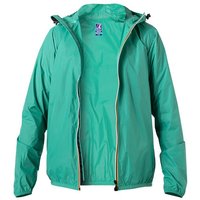 K-WAY Herren Regenjacke grün Mikrofaser unifarben von K-way