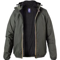 K-WAY Herren Regenjacke grün Mikrofaser unifarben von K-way