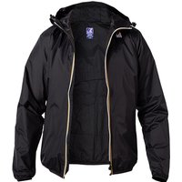 K-WAY Herren Regenjacke schwarz Mikrofaser unifarben von K-way