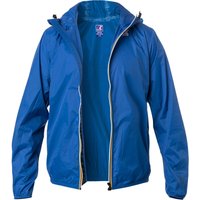 K-WAY Herren Regenjacke blau Mikrofaser unifarben von K-way