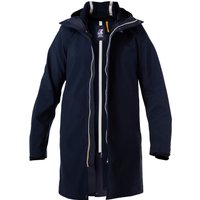 K-WAY Herren Regenjacke blau Mikrofaser unifarben von K-way