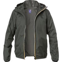 K-WAY Herren Regenjacke grün Mikrofaser unifarben von K-way