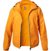 K-WAY Herren Regenjacke orange Mikrofaser unifarben von K-way