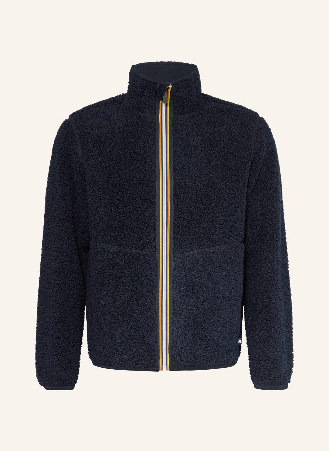 K-Way Fleecejacke Pascal Sherpa Polar Double Zum Wenden blau von K-way