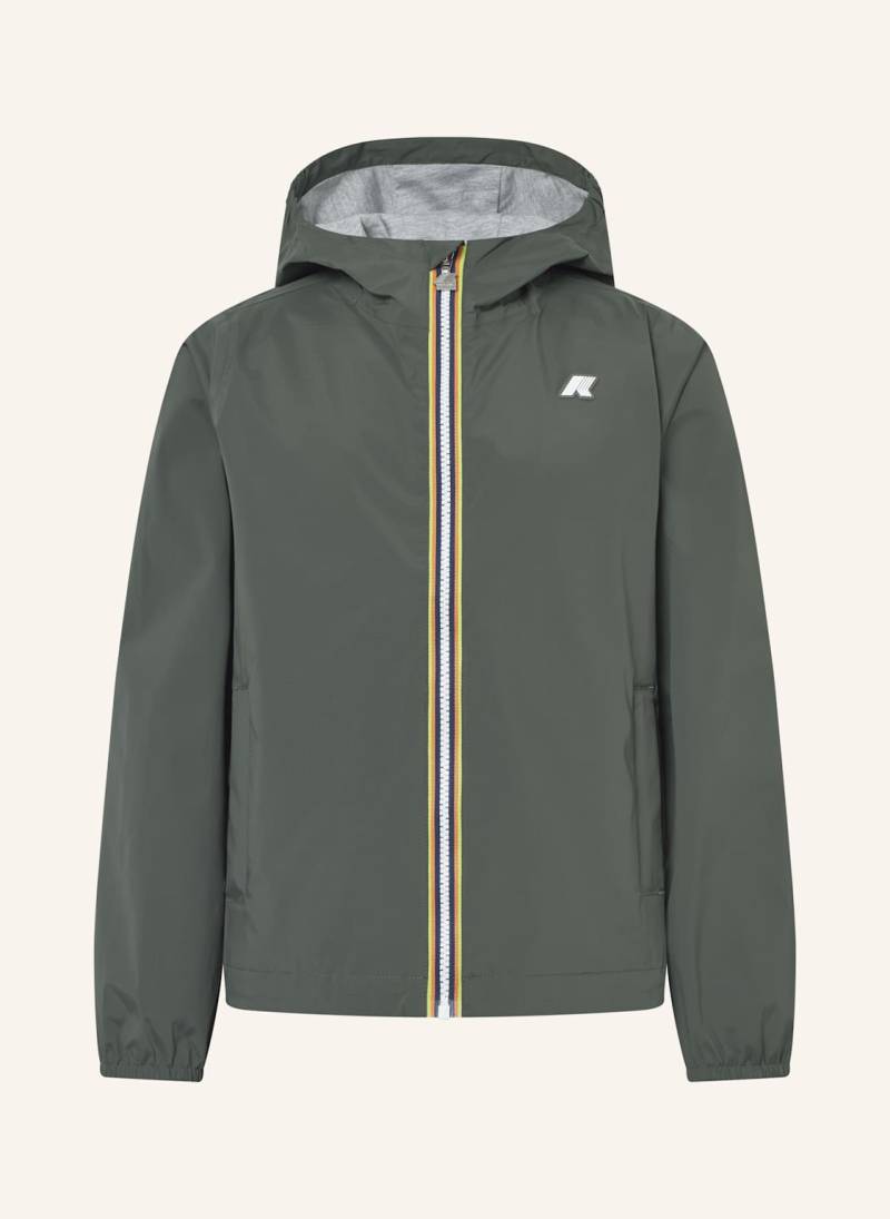 K-Way Funktionsjacke P. Jack Stretch Nylon Jersey gruen von K-way