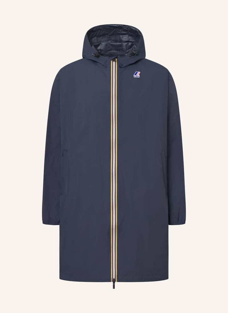 K-Way Regenmantel Le Vrai 4.0 Eiffel East blau von K-way