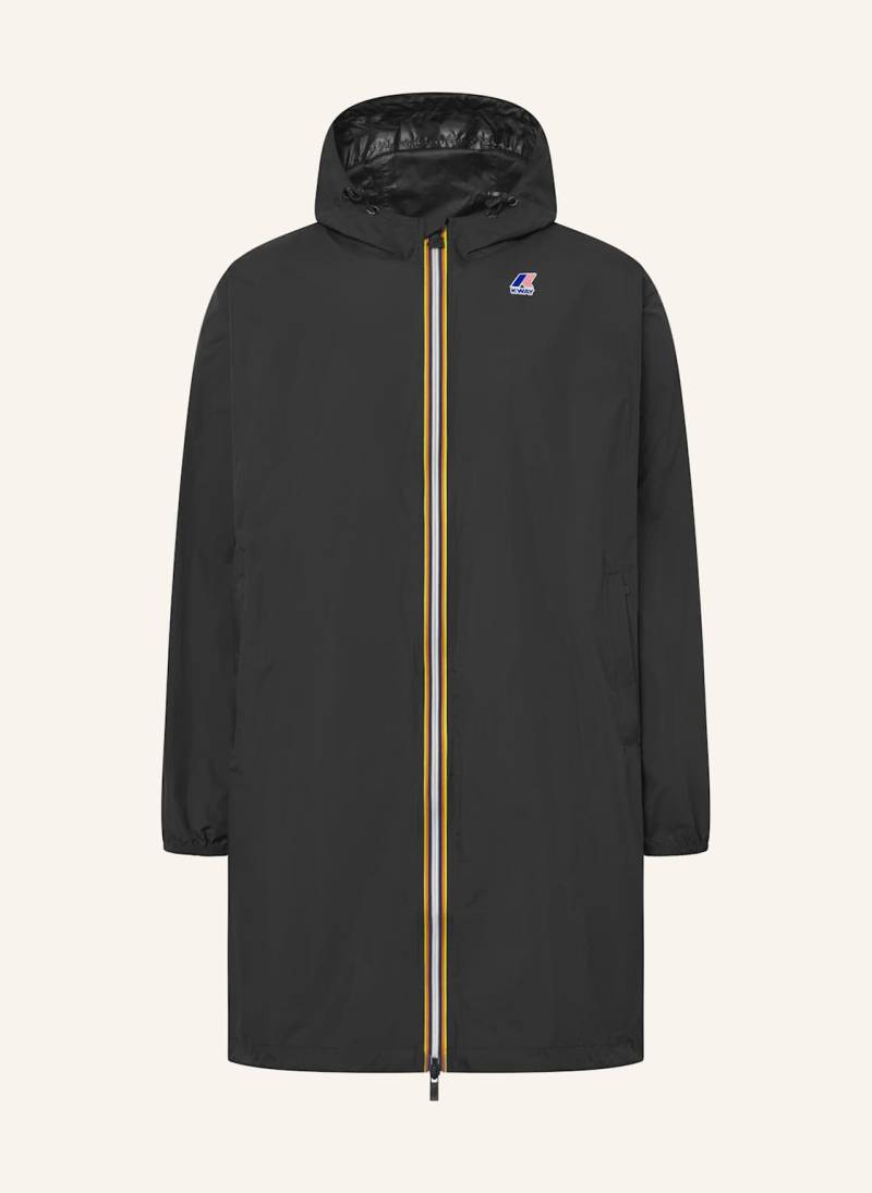 K-Way Regenmantel Le Vrai 4.0 Eiffel East schwarz von K-way