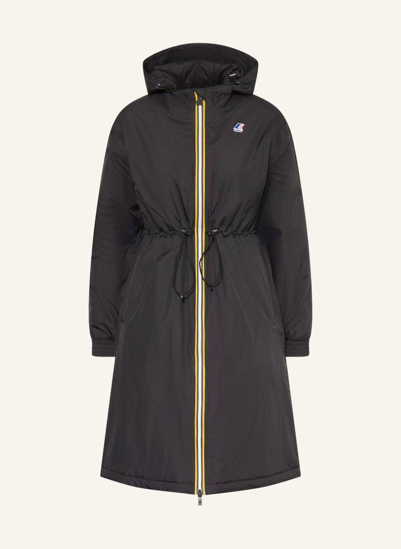 K-Way Regenmantel Le Vrai Delia schwarz von K-way