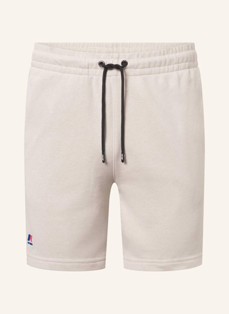 K-Way Sweatshorts Le Vrai Dorian Poly Cotton beige von K-way