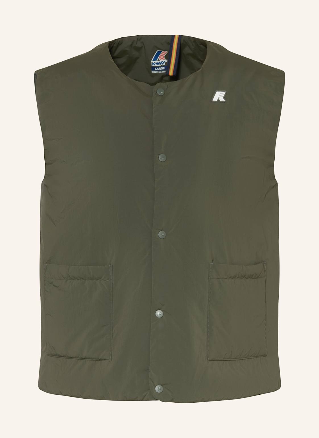 K-Way Weste Valty Plain Warm gruen von K-way