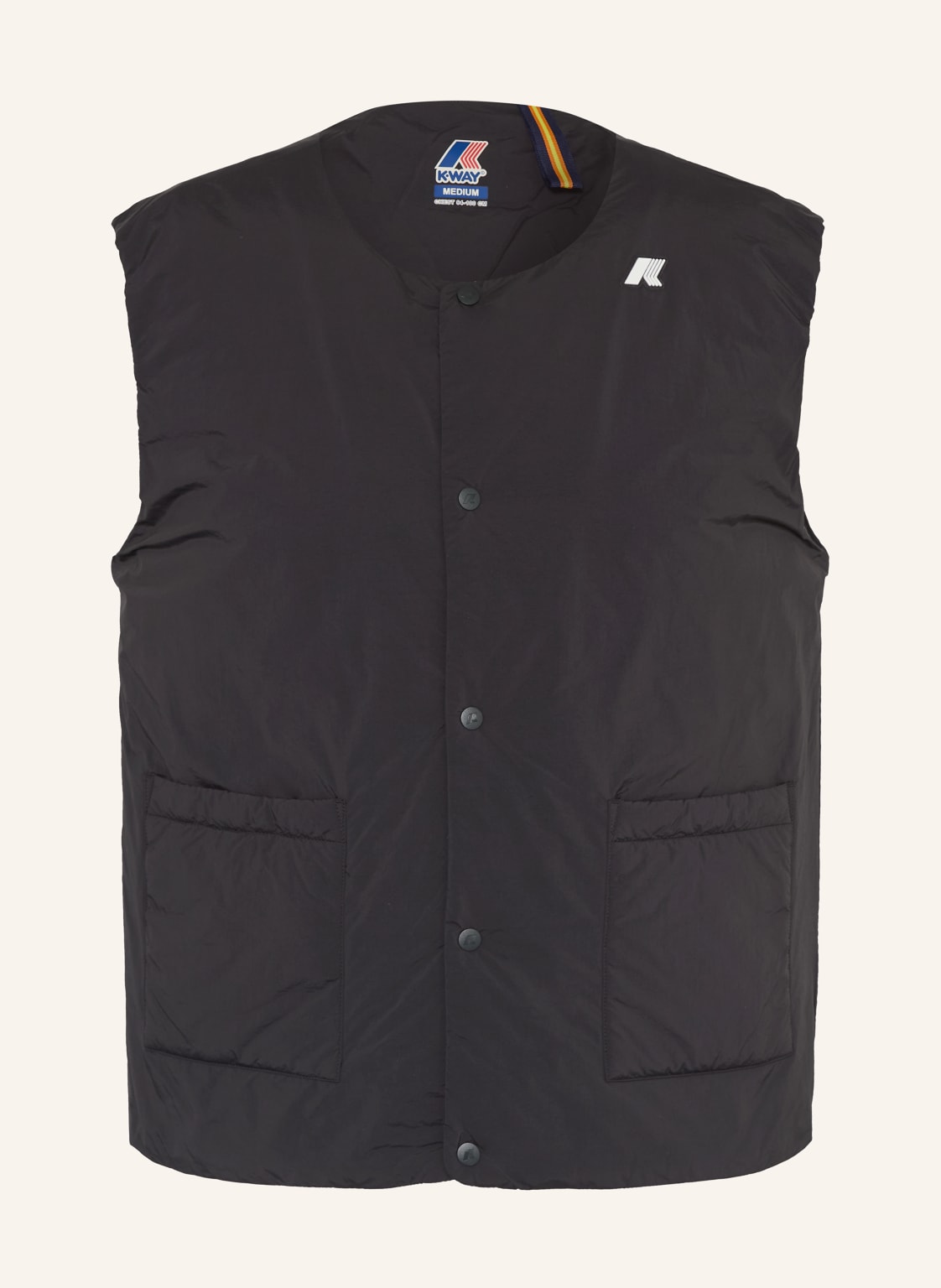 K-Way Weste Valty Plain Warm schwarz von K-way