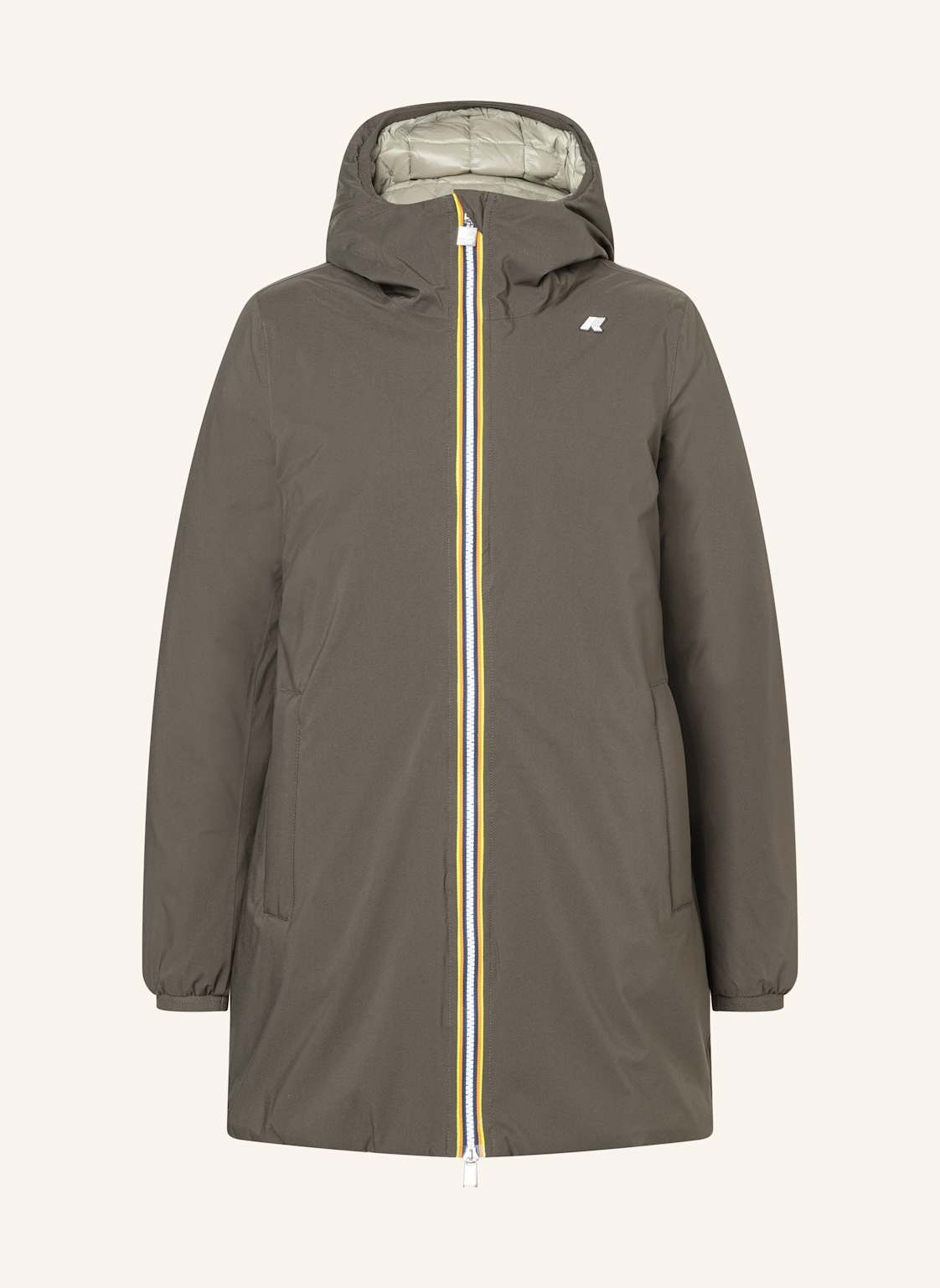 K-Way Winterjacke Sophie St Thermo Double Zum Wenden gruen von K-way