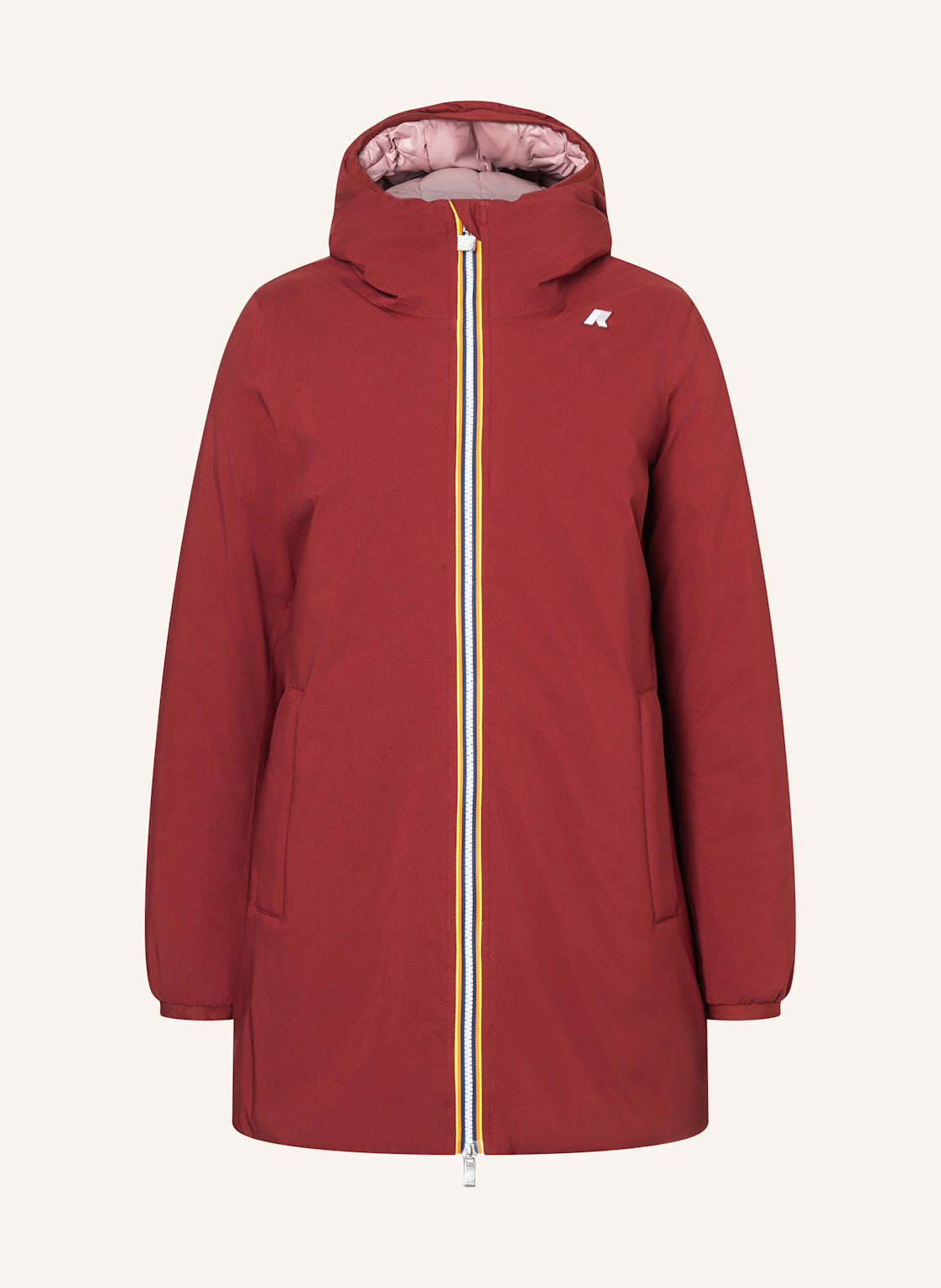 K-Way Winterjacke Sophie St Thermo Double Zum Wenden rot von K-way