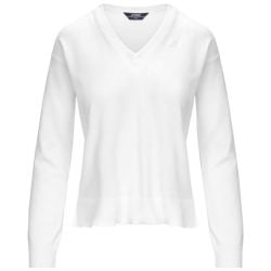 K-way Damen Weiße Crop Sweatshirt von K-way