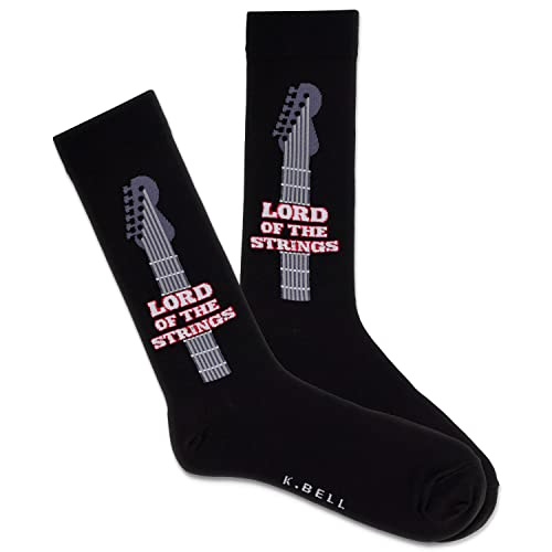 K. Bell Herren Socken Lord of The Strings Crew, Schwarz, 43-47 EU von K. Bell Socks