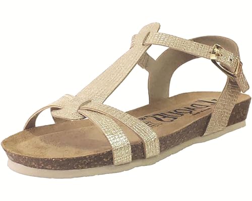 K.Daques, Badia Damen-Sandale, platinfarben, Metallic, Caviar Platin, 40 EU von K.Daques