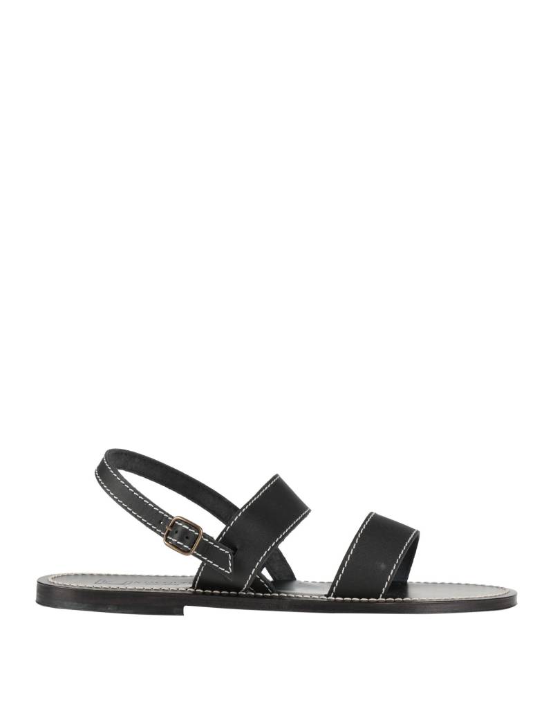 K.JACQUES ST. TROPEZ Sandale Herren Schwarz von K.JACQUES ST. TROPEZ