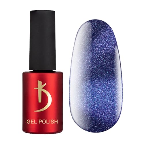 K Professional Nagellack - Cat Shine - Dark Purple - Gel Nail Polish UV LED -7ml- UV Nagellack - Gel Nägel - Gellack - 19CS (Magnetisch Lila) von K