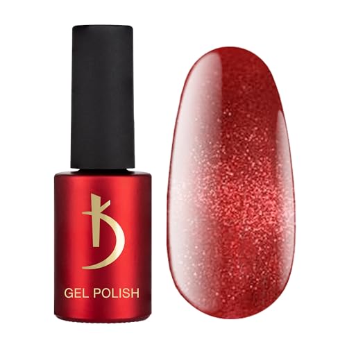K Professional Nagellack - Cat Shine - Maroon - Gel Nail Polish UV LED -7ml- UV Nagellack - Gel Nägel - Gellack - 16CS (Magnetisch Rot Braun) von K