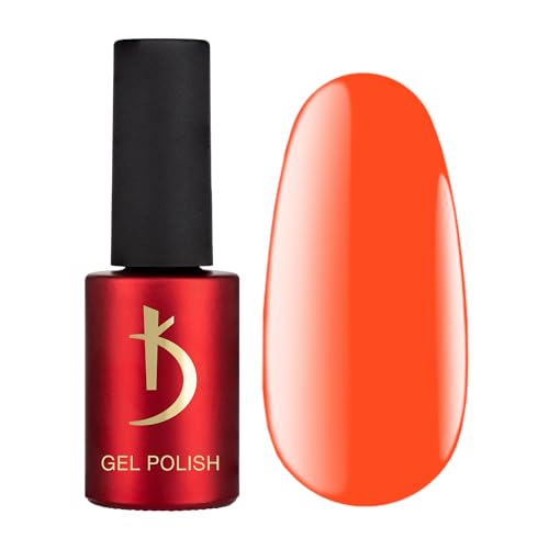 UV Nagellack Gel für Nägel - Orange Neon - Gel Nail Polish UV-LED -7ml- langlebig - Glanz Maniküre - DIY Nageldesign - Farbe GelNägel Manicure von K